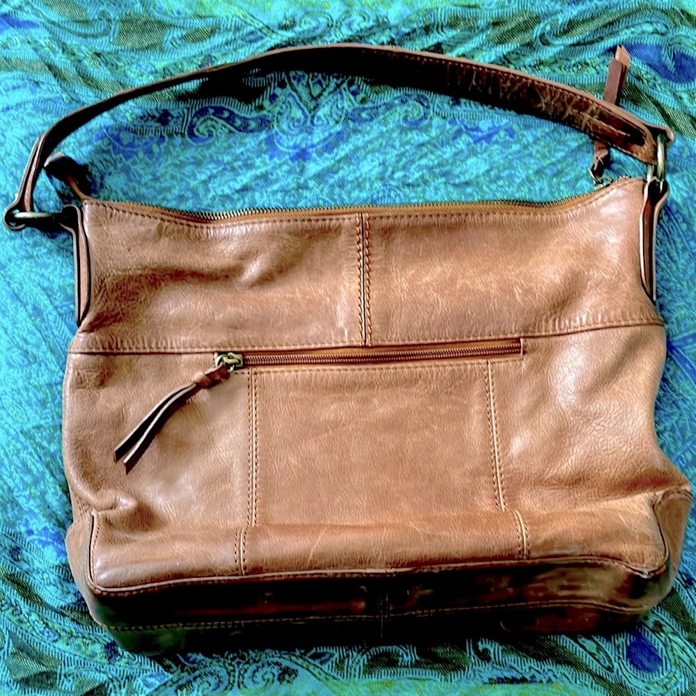 Nino Bossi brown leather bag